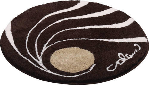 BADTEPPICH Braun 80 cm - Braun, Basics, Kunststoff/Textil (80cm) - Grund