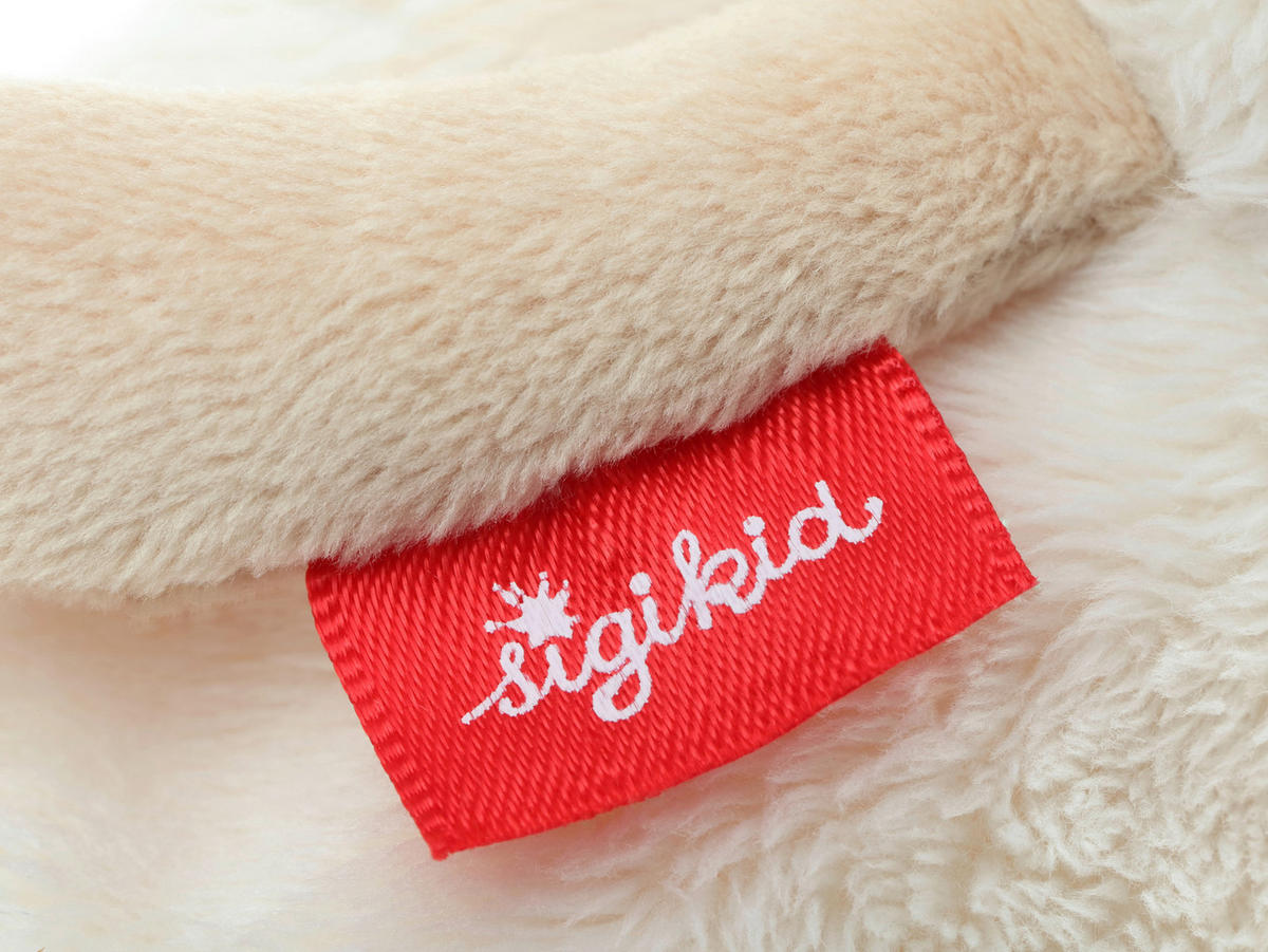 PLÜSCHTIER Guddly Gadgets Mini Schaf  - Beige/Weiß, Basics, Textil (7/13/7cm) - Sigikid