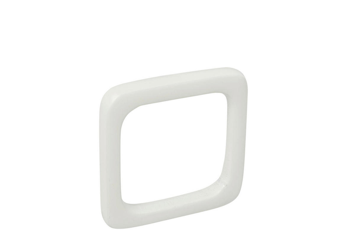 SERVIETTENRINGESET   4 Stück  - Weiß, Basics, Metall (9/6/23cm)