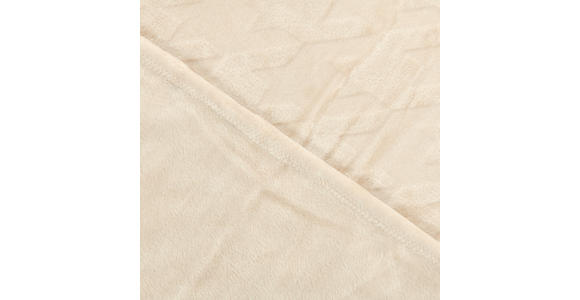 DECKE 150/200 cm  - Beige, Basics, Textil (150/200cm) - Novel