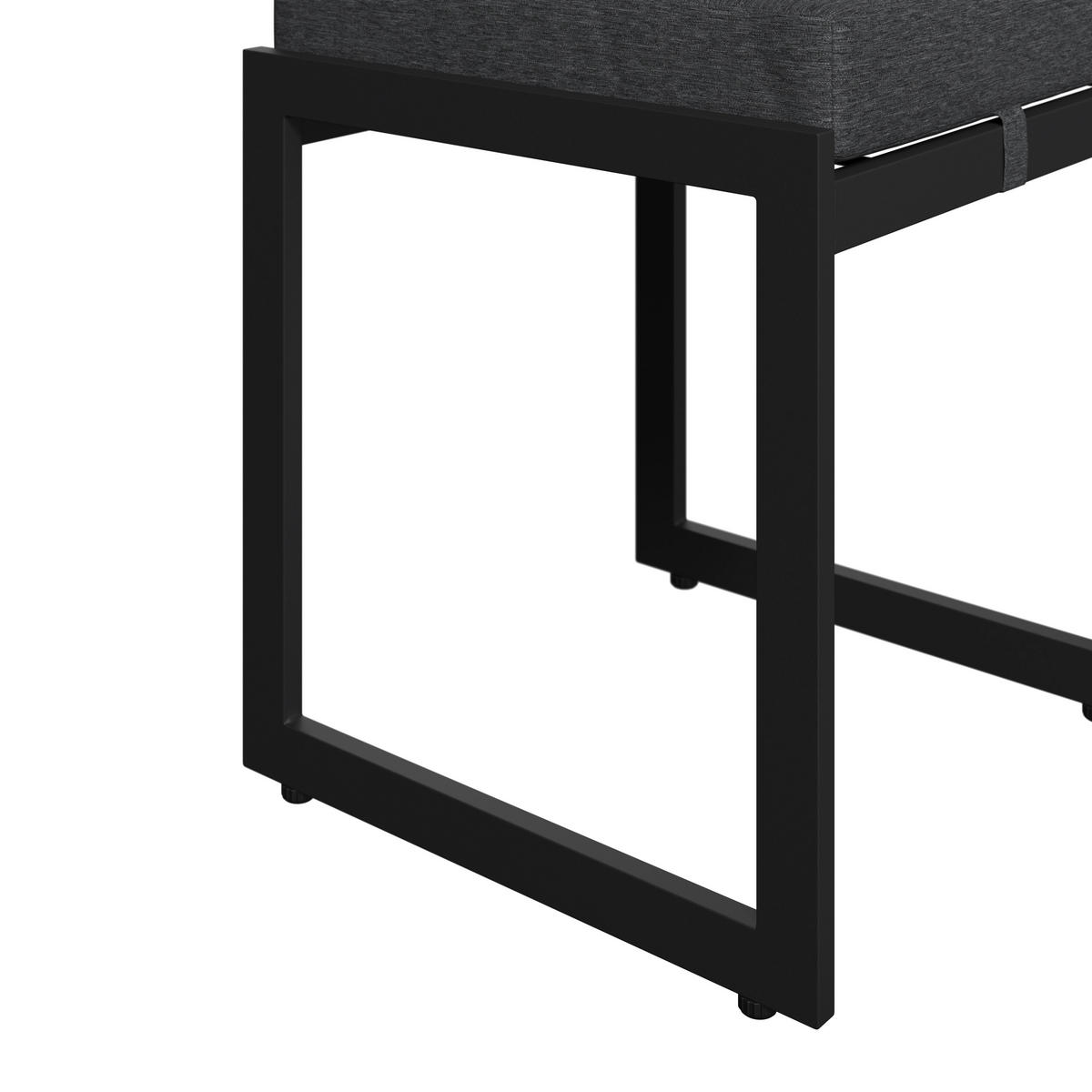 DINING-LOUNGESET Eisen  - Anthrazit/Naturfarben, MODERN, Kunststoff/Textil (230/80/230cm) - Ambia Garden