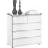 KOMMODE - Alufarben/Weiß, Design, Holzwerkstoff/Kunststoff (80/80/40cm) - Moderano KOMMODE - Alufarben/Weiß, Design, Holzwerkstoff/Kunststoff (80/80/40cm) - Moderano