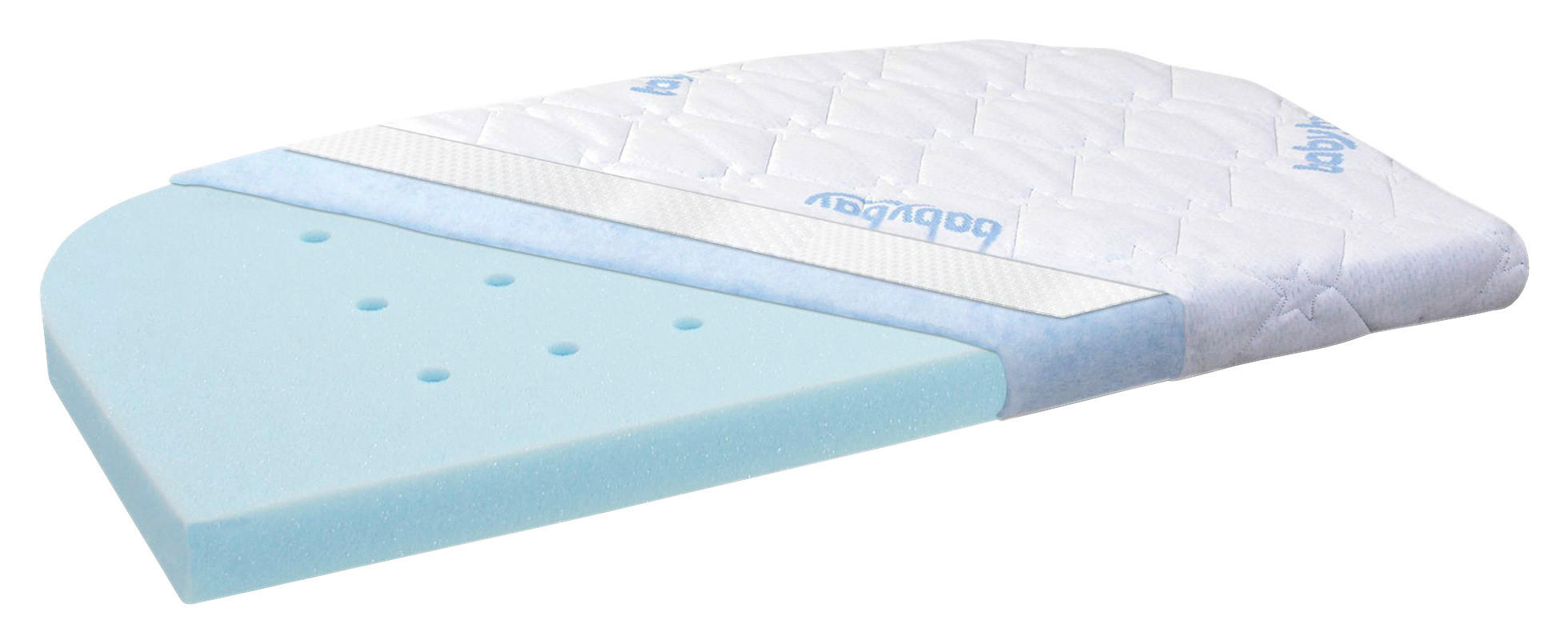 BEISTELLBETTMATRATZE  105/57,50 cm    - Basics, Textil (105/57,50cm) - Babybay