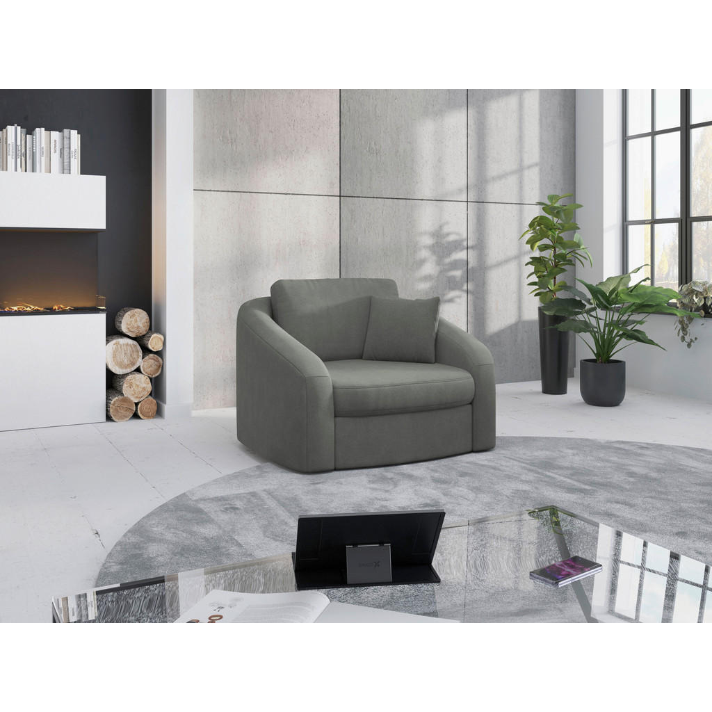 Sit & More KRESLO, textil, bahenná hnedá