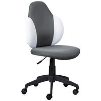 JUGENDDREHSTUHL  in Netz Weiß, Dunkelgrau  - Dunkelgrau/Schwarz, Basics, Kunststoff (52/94(103)/56cm) - MID.YOU