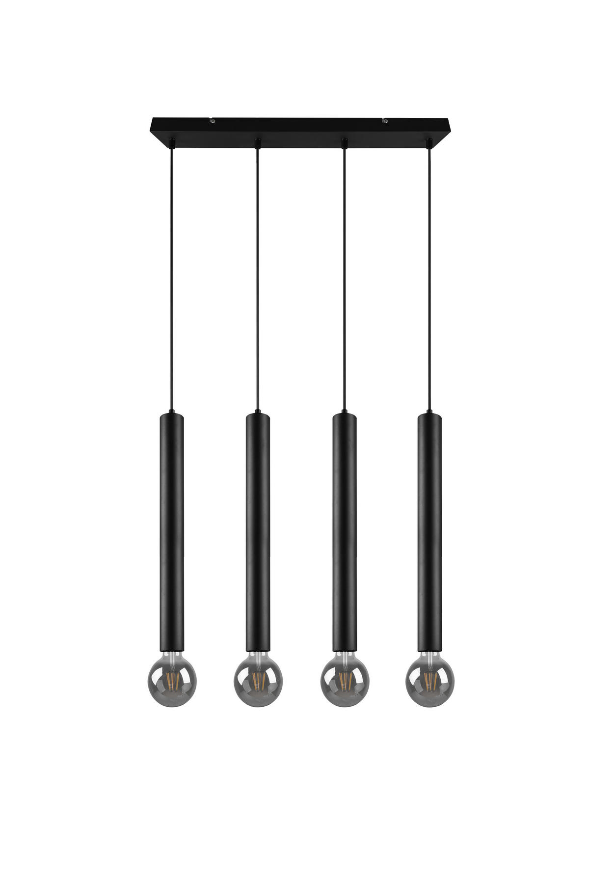 VISEČA SVETILKA  Clermont 70/150/9 cm          max. 10  W E27 - črna, Basics, kovina (70/150/9cm)