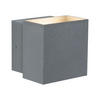 LED-WANDLEUCHTE   - Grau, Basics, Metall (10/9,3/10cm) - Paulmann