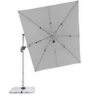 OTOČNÝ SLUNEČNÍK 350/260 cm - šedá/antracitová, kov/textil (350/260cm) - Doppler