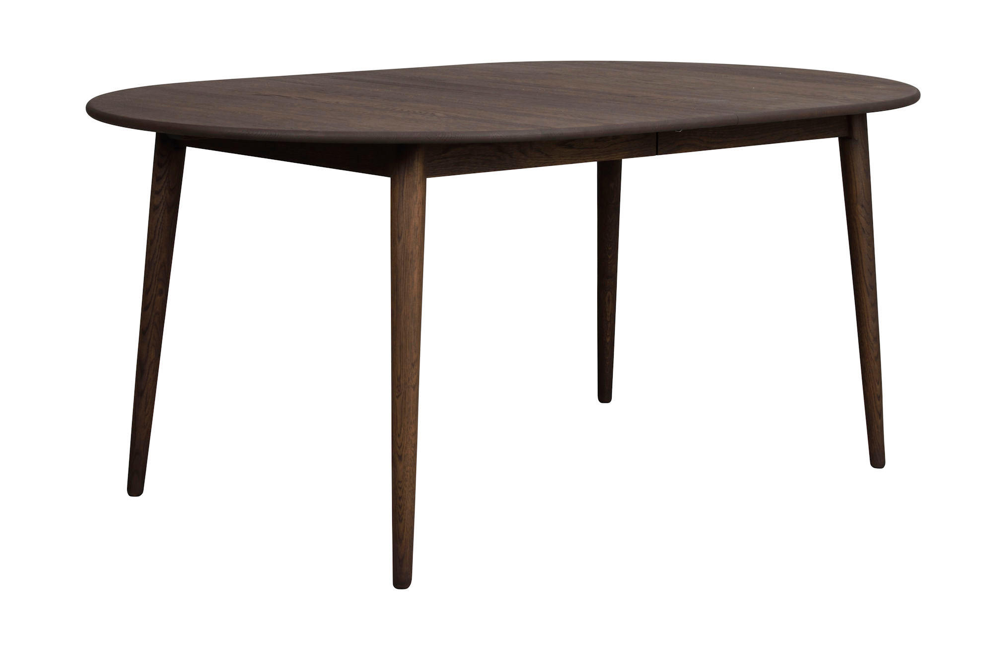 MATBORD mörkbrun oval  utdragbar, finns i olika storlekar, finns i olika trädekorer  - mörkbrun, Design, trä (170/105/74cm) - Rowico
