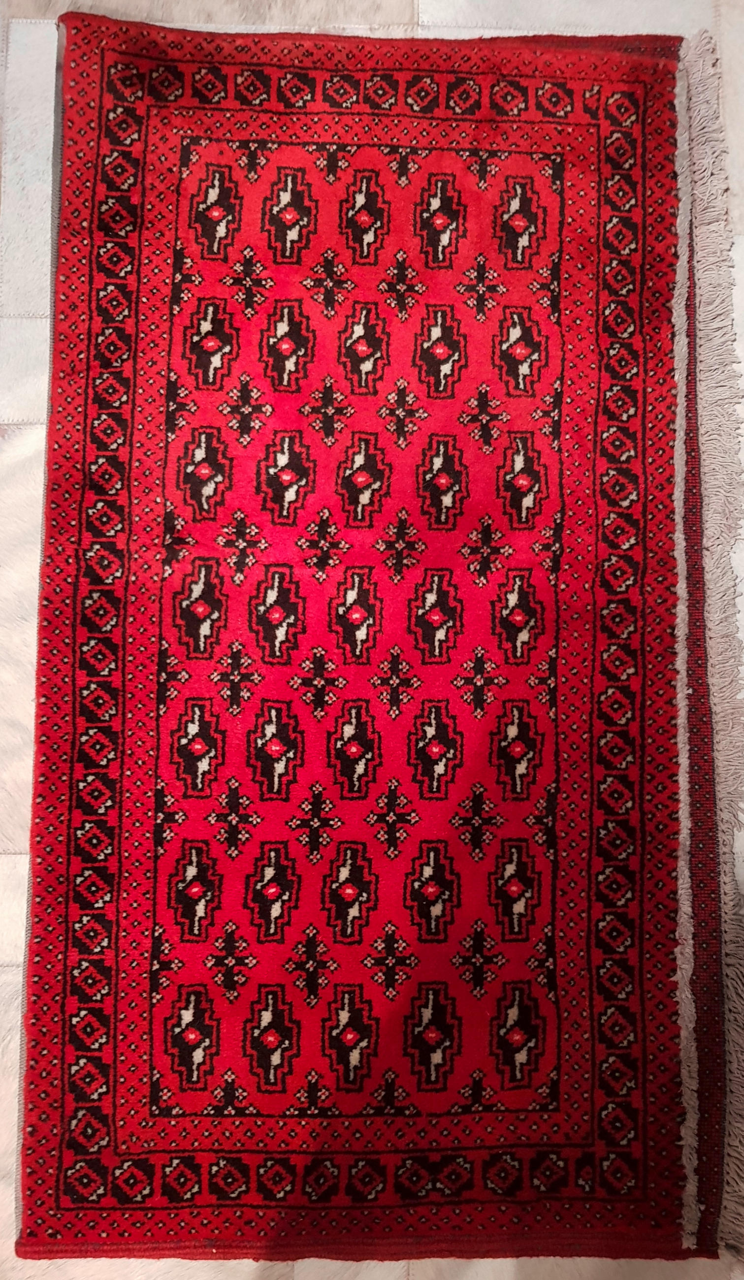 ORIJENTALNI TEPIH  višebojna     - višebojna, Osnovno, prirodni materijali (100/150cm)