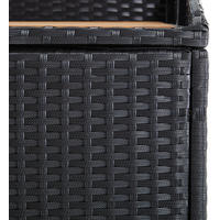 BEDNA NA POLŠTÁŘE   - černá/barvy akácie, Moderní, kov/textil (120/50/51cm) - Ambia Garden