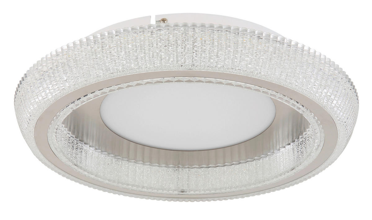 LED-TAKLAMPA 36 W 40/8,5 cm  - vit/klar, Design, metall/plast (40/8,5cm) - Globo