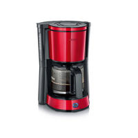 KAFFEEMASCHINE SEVERIN KA 4817  - Rot/Schwarz, Glas/Kunststoff (29/23/34cm) - Severin