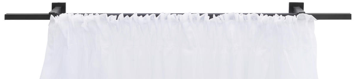TYČ NA ZÁVĚSY A PŘÍSLUŠENSTVÍ  160 cm - černá, Design, kov (160cm) - Homeware