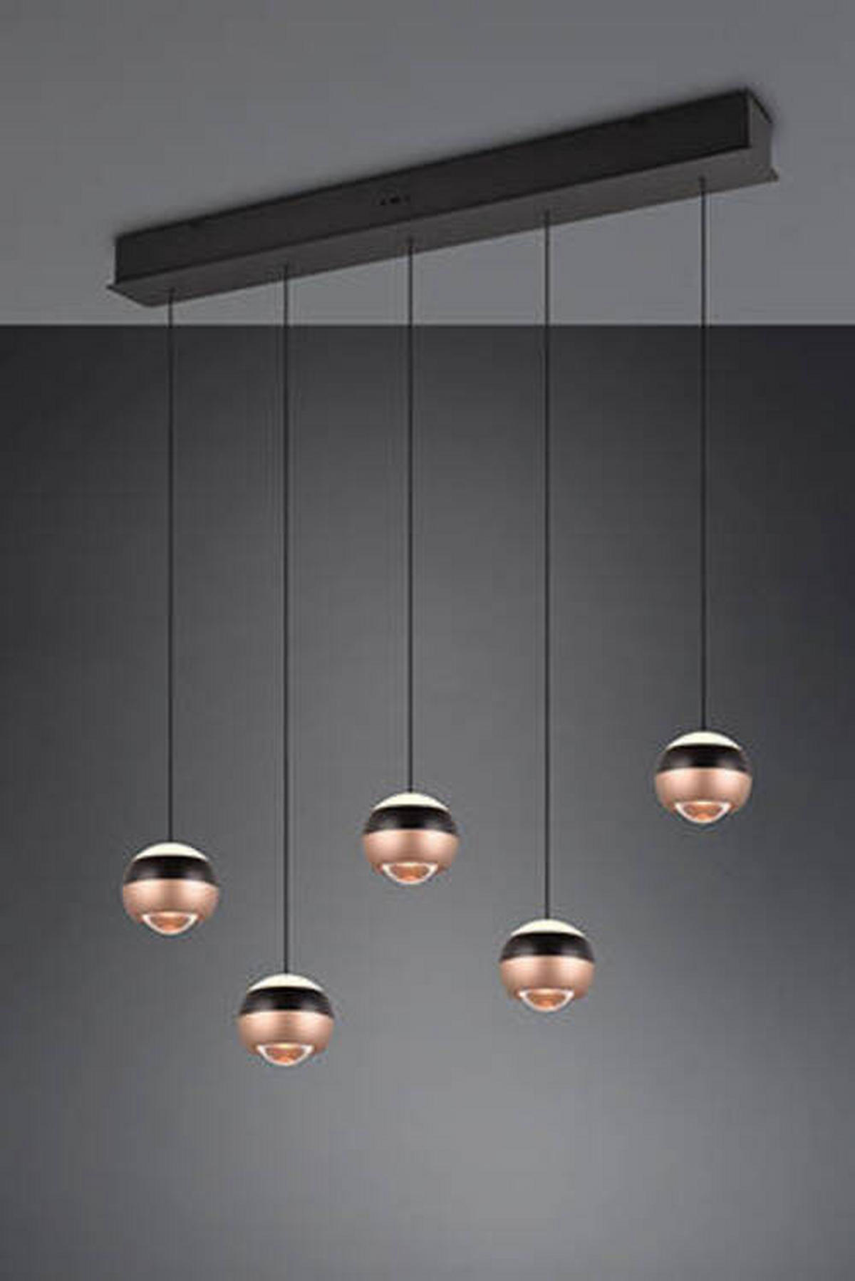 LED-HÄNGELEUCHTE 100/10,5/200 cm    - Schwarz, Design, Metall (100/10,5/200cm) - Trio Leuchten