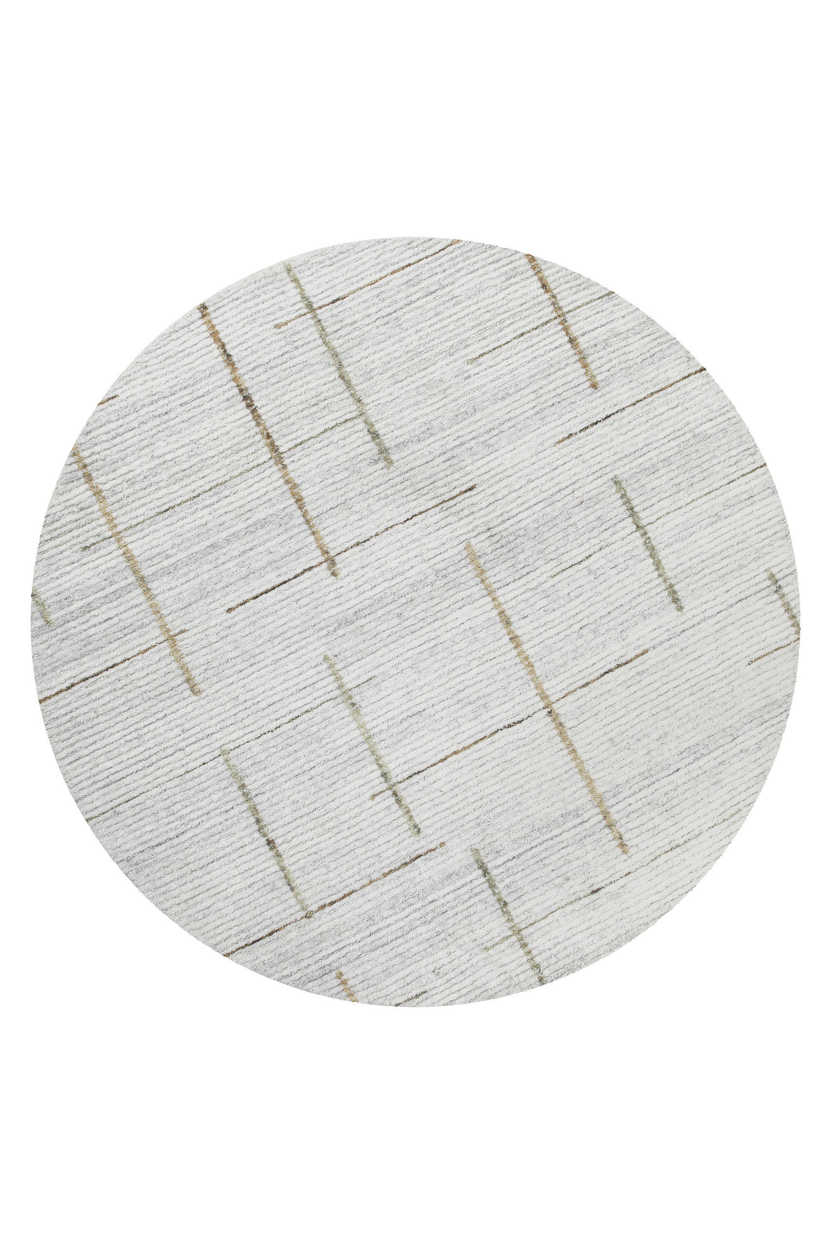 WEBTEPPICH 180 cm Hamptons Twentytwo Creme, Hellgrau, Sandfarben  - Sandfarben/Creme, Design, Textil (180cm) - WECON HOME