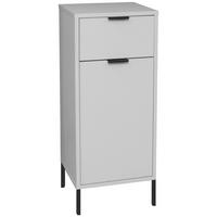 UNTERSCHRANK 41/99/38 cm   - Schwarz/Grau, MODERN, Holzwerkstoff/Metall (41/99/38cm) - Livetastic