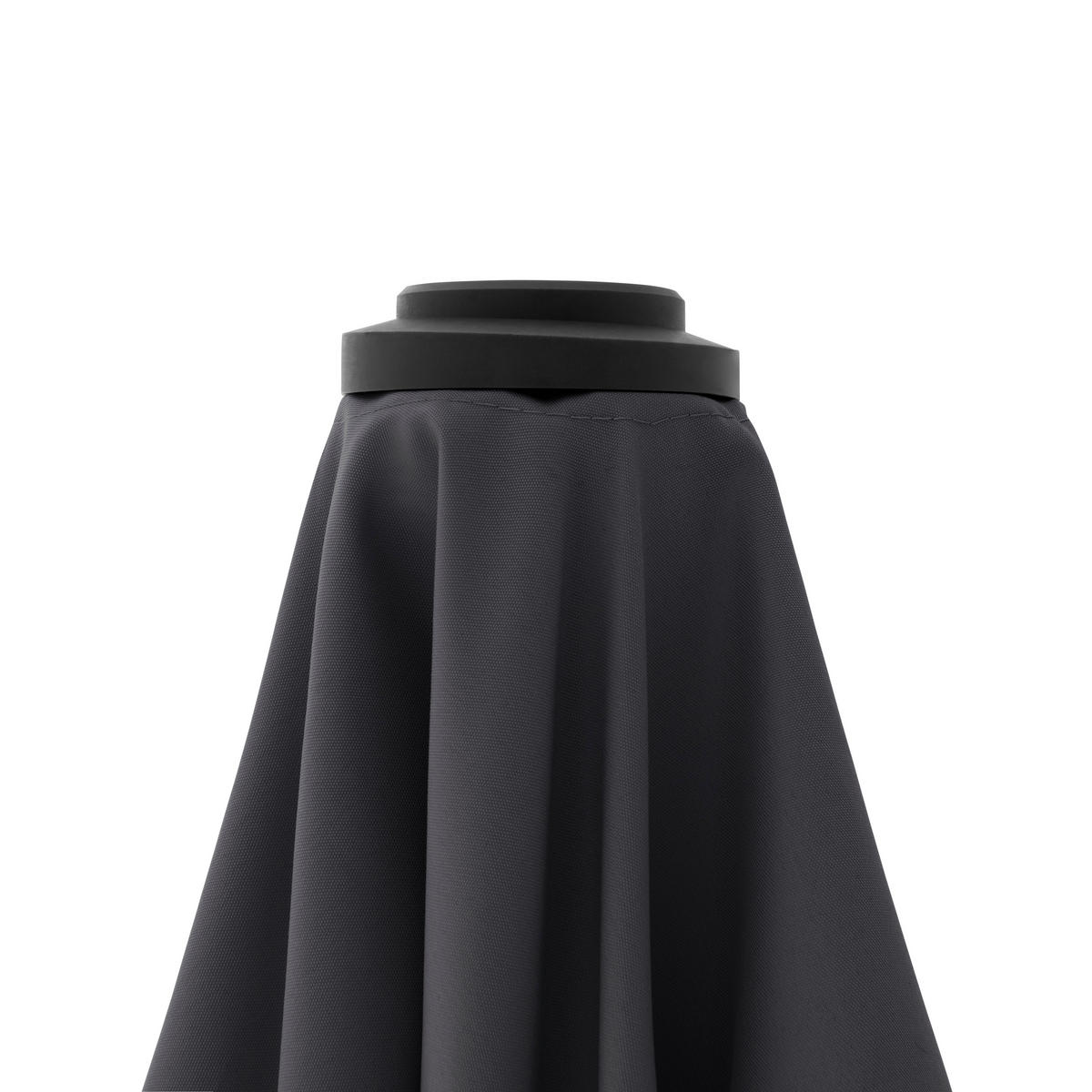 SONNENSCHIRM  250/200 cm  - Anthrazit, Basics, Textil/Metall (250/200cm) - Doppler