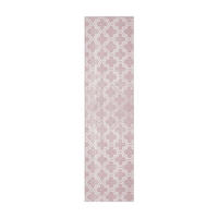 LÄUFER 80/150 cm Monroe 100 Rosa  - Rosa, KONVENTIONELL, Kunststoff/Textil (80/150cm) - Kayoom