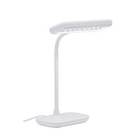 SCHREIBTISCHLEUCHTE   - Weiß, Design, Kunststoff (44/23/12cm)