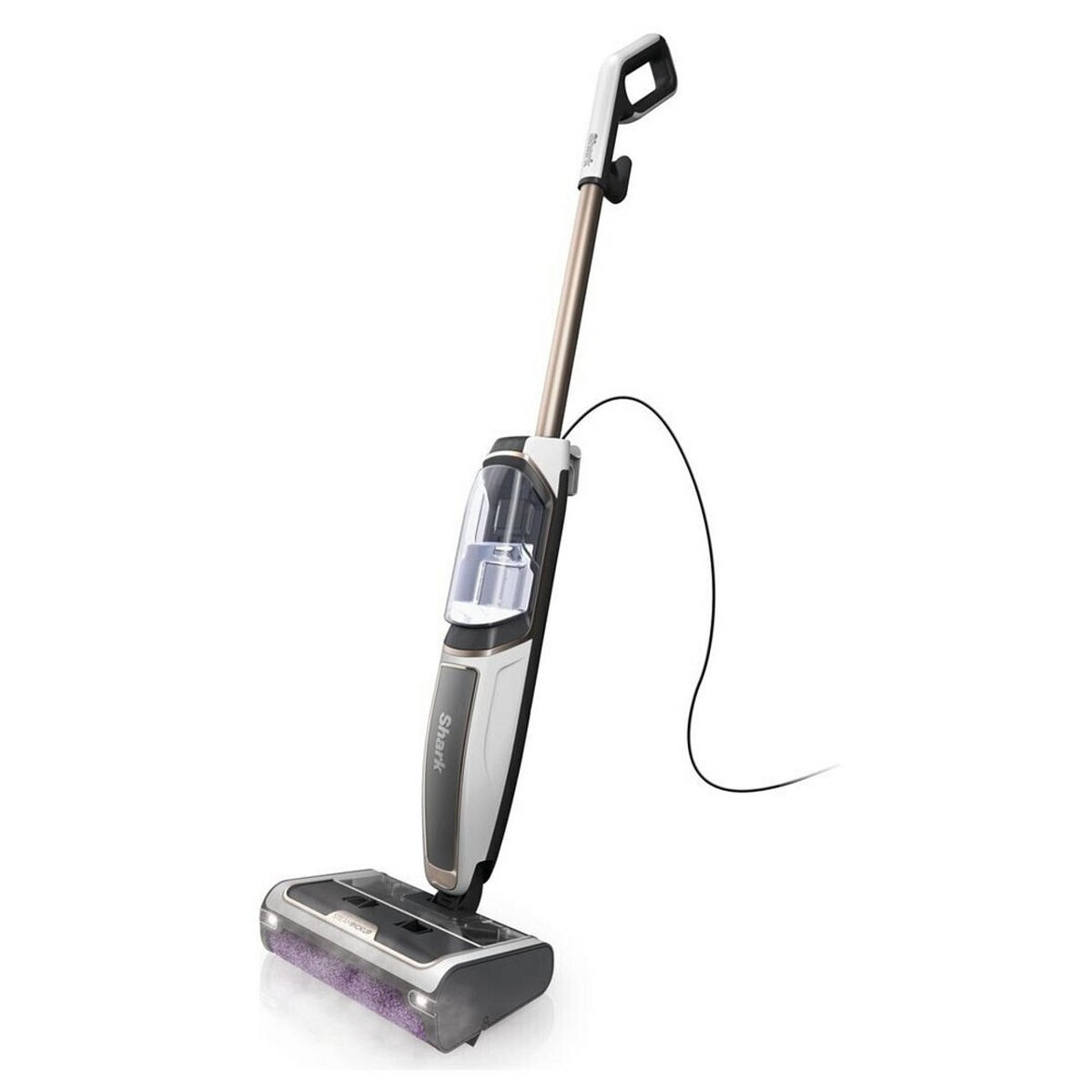 AKKU-HANDSTAUBSAUGER  - Grau Hochglanz/Lila, Basics, Kunststoff (17,9/23,8/112cm)