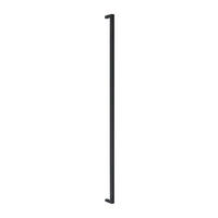 MÖBELGRIFF 2,8/35,2/0,6 cm System Unit Schwarz  - Schwarz, Metall (2,8/35,2/0,6cm) - Hom`in