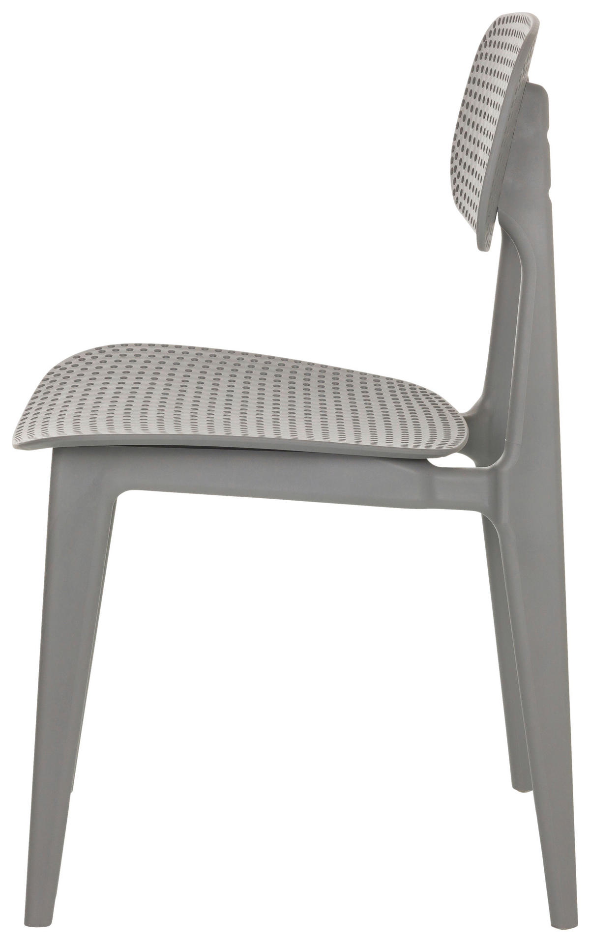 GARTENSTUHL Kunststoff Grau  - Grau, Basics, Kunststoff (42/79/51cm) - MID.YOU
