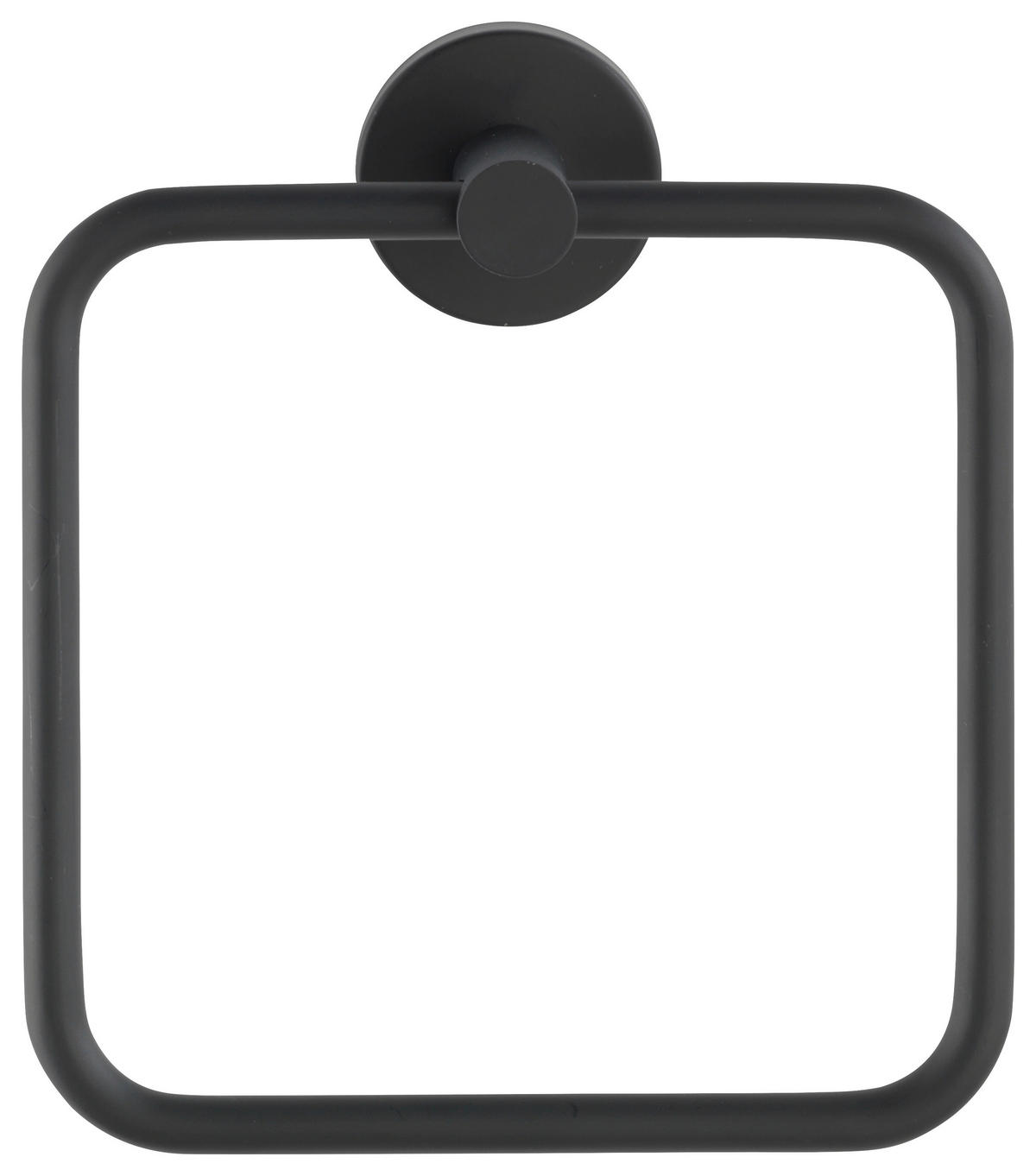 HANDTUCHHALTER Schwarz  - Schwarz, Basics, Metall (16/18/5,5cm) - Wenko