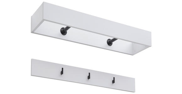 GARDEROBENPANEEL in 92/11/24/1,6 cm - MODERN, Kunststoff (92/11/24/1,6cm) - Hom`in