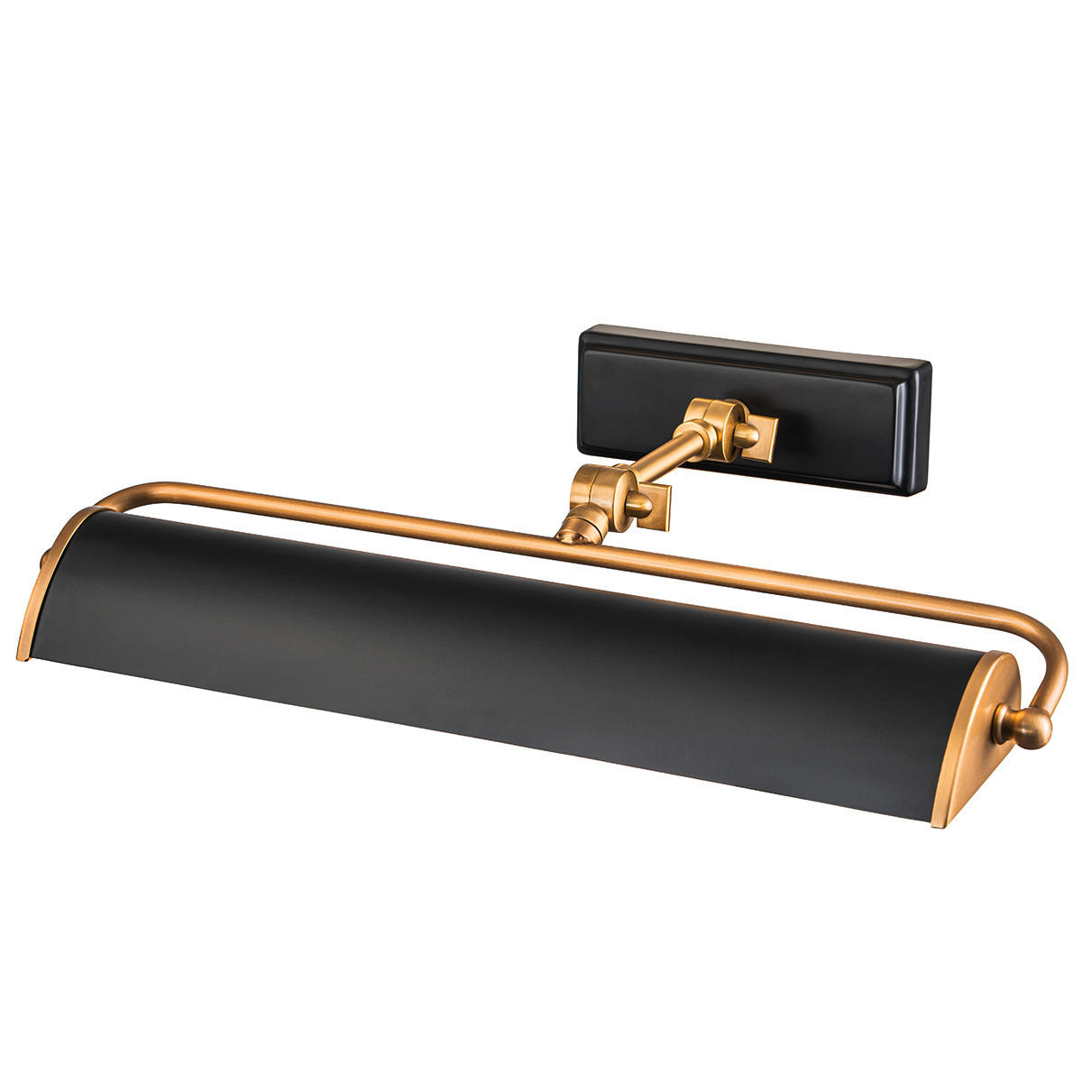 BILDERLEUCHTE - Messingfarben/Schwarz, Konventionell, Metall (12.7/44.5/31.8cm) - Elstead Lighting