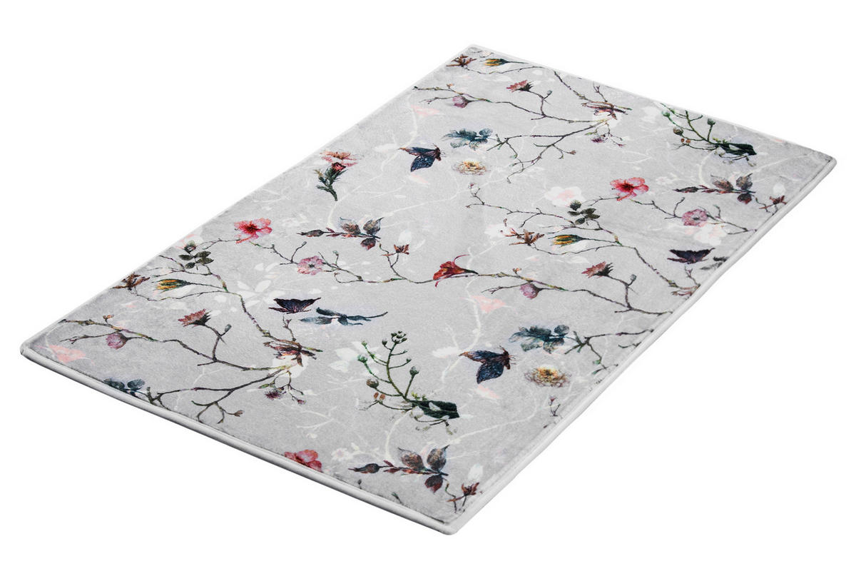 BADTEPPICH Flores Multicolor 120/70 cm  - Multicolor, Basics, Kunststoff/Textil (120/70cm) - Kleine Wolke