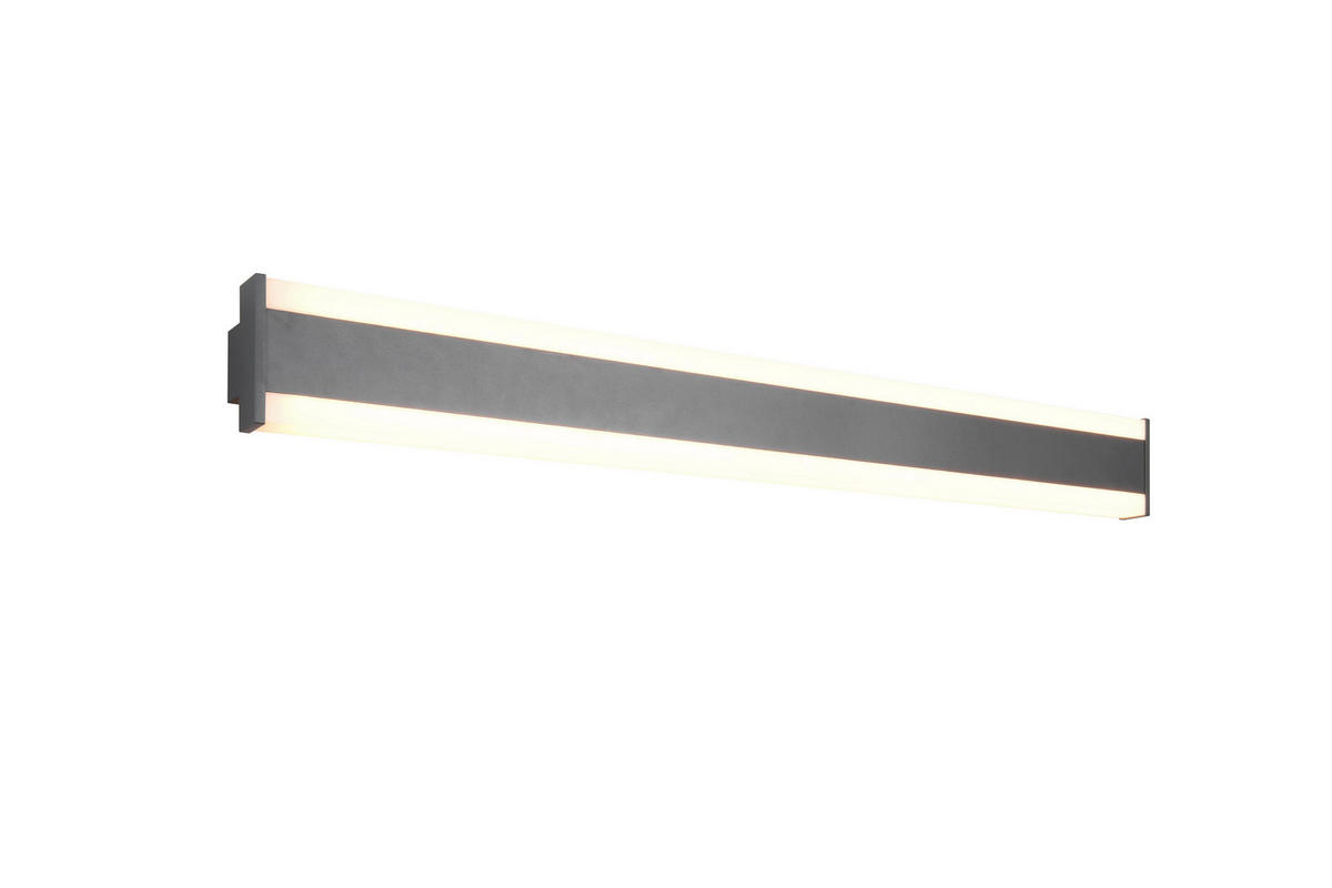 AUSSENWANDLEUCHTE - Weiss/Anthrazit, Design, Kunststoff/Metall (10,7/100/6cm) - Trio Leuchten