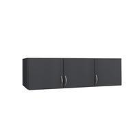 AUFSATZSCHRANK 136/39/54 cm   - Silberfarben/Grau, Design, Holzwerkstoff/Kunststoff (136/39/54cm) - Boxxx