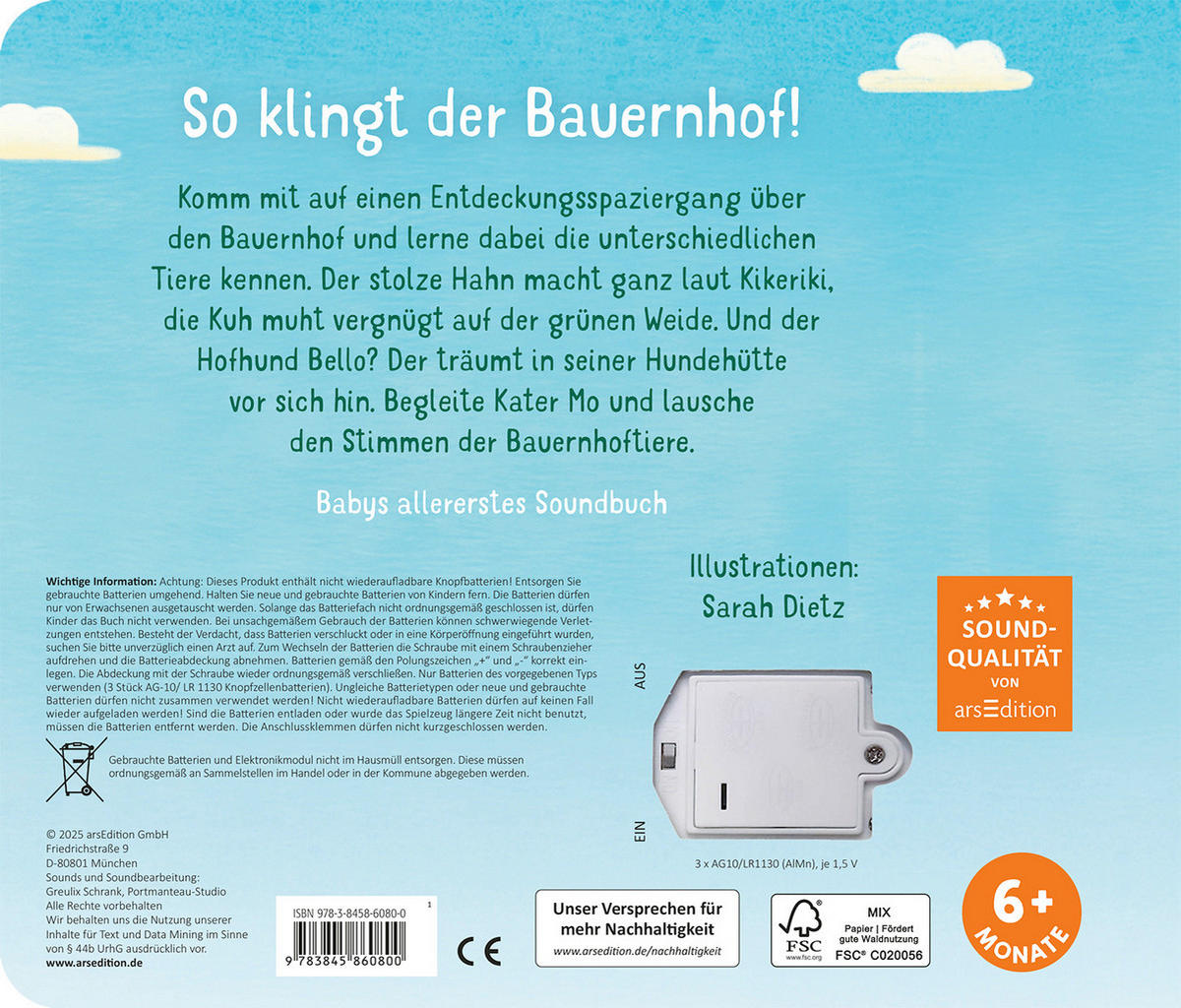 SOUNDBUCH  - Multicolor, Basics, Papier (20,5/17,5/1,5cm) - Carlsen