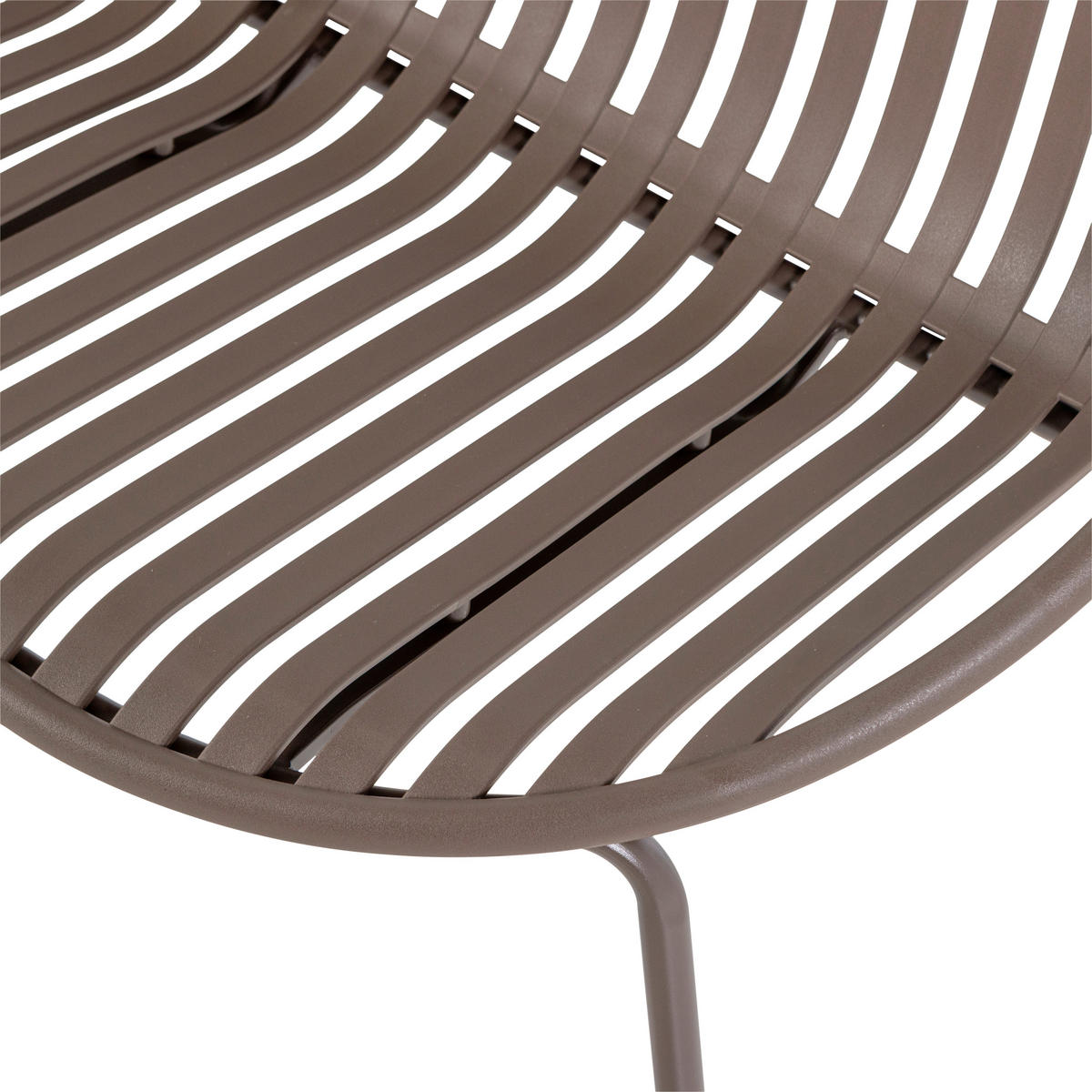 GARTENBANK 81/73/72 cm   - Lila/Braun, MODERN, Kunststoff/Metall (81/73/72cm) - Livetastic