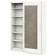 AKTENSCHRANK Weiß  - Weiß, Basics, Holzwerkstoff (160/220,5/42,6cm) - Moderano