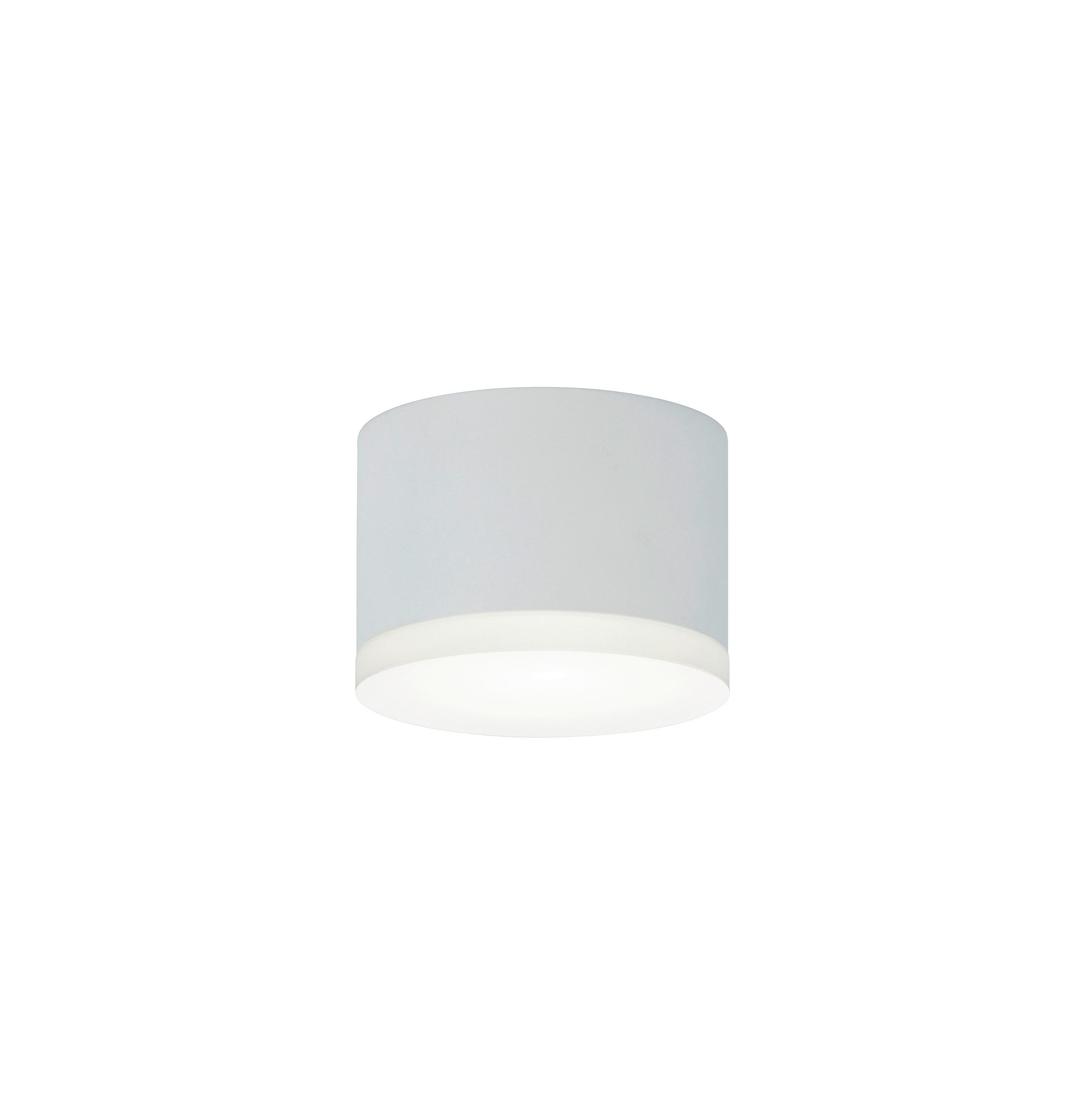 LED-DECKENLEUCHTE Pala 10/7 cm - Weiß, Design, Kunststoff/Metall (10/7cm) - Helestra