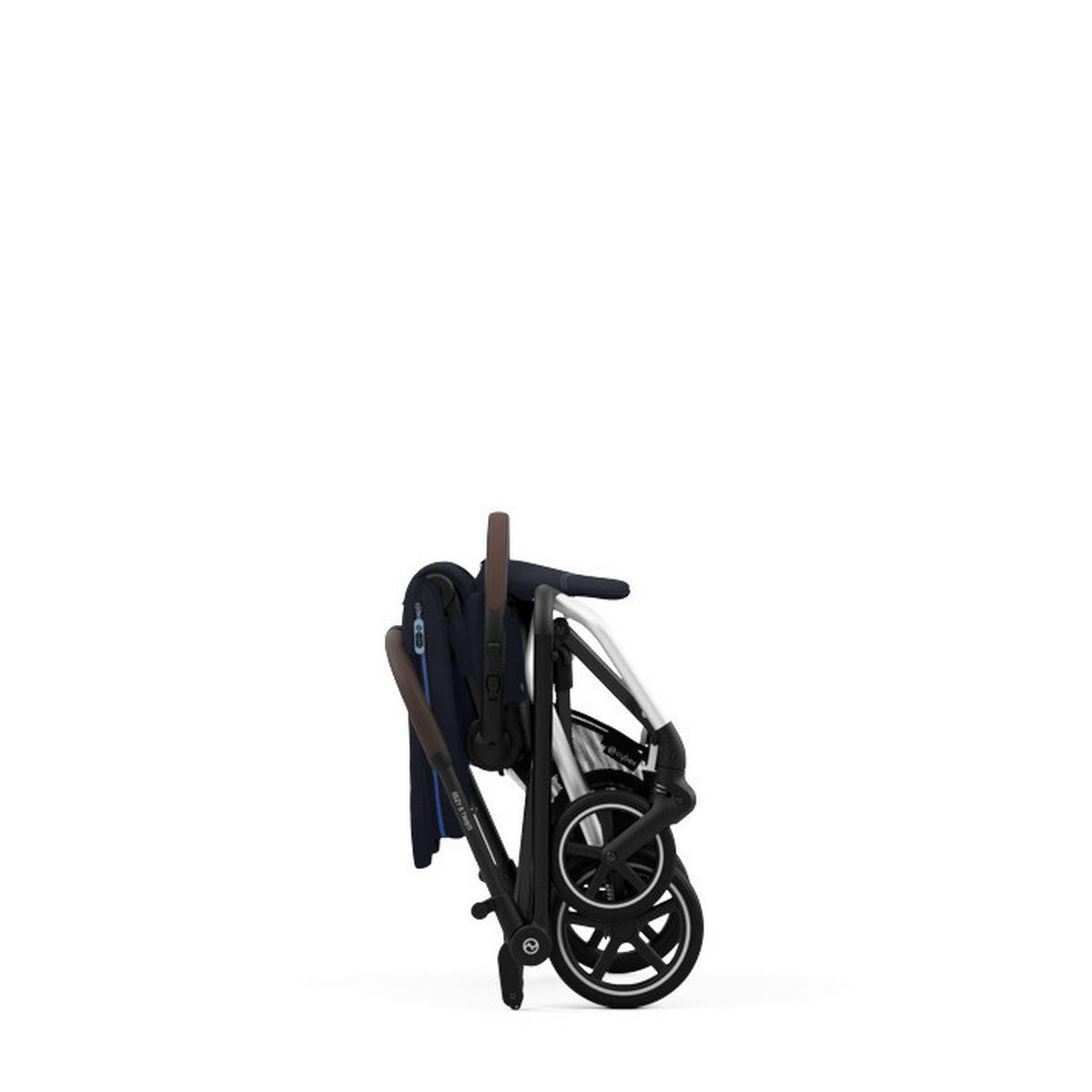 SULKY Eezy S Twist+2  - silver/mörkblå, Basics, textil/plast (80.5/45/105cm) - Cybex