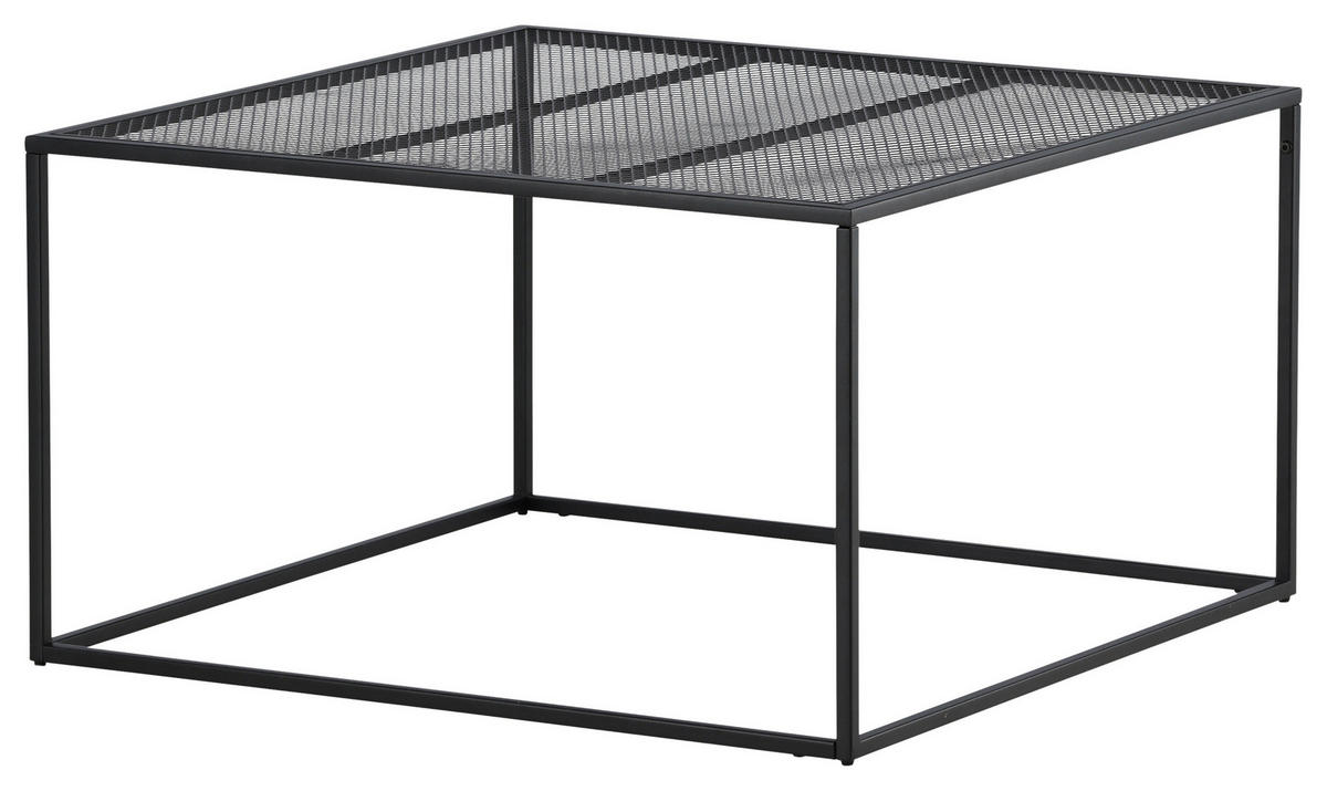 SOFFBORD i metall 80/80/45 cm  - svart, Design, metall (80/80/45cm) - Livetastic