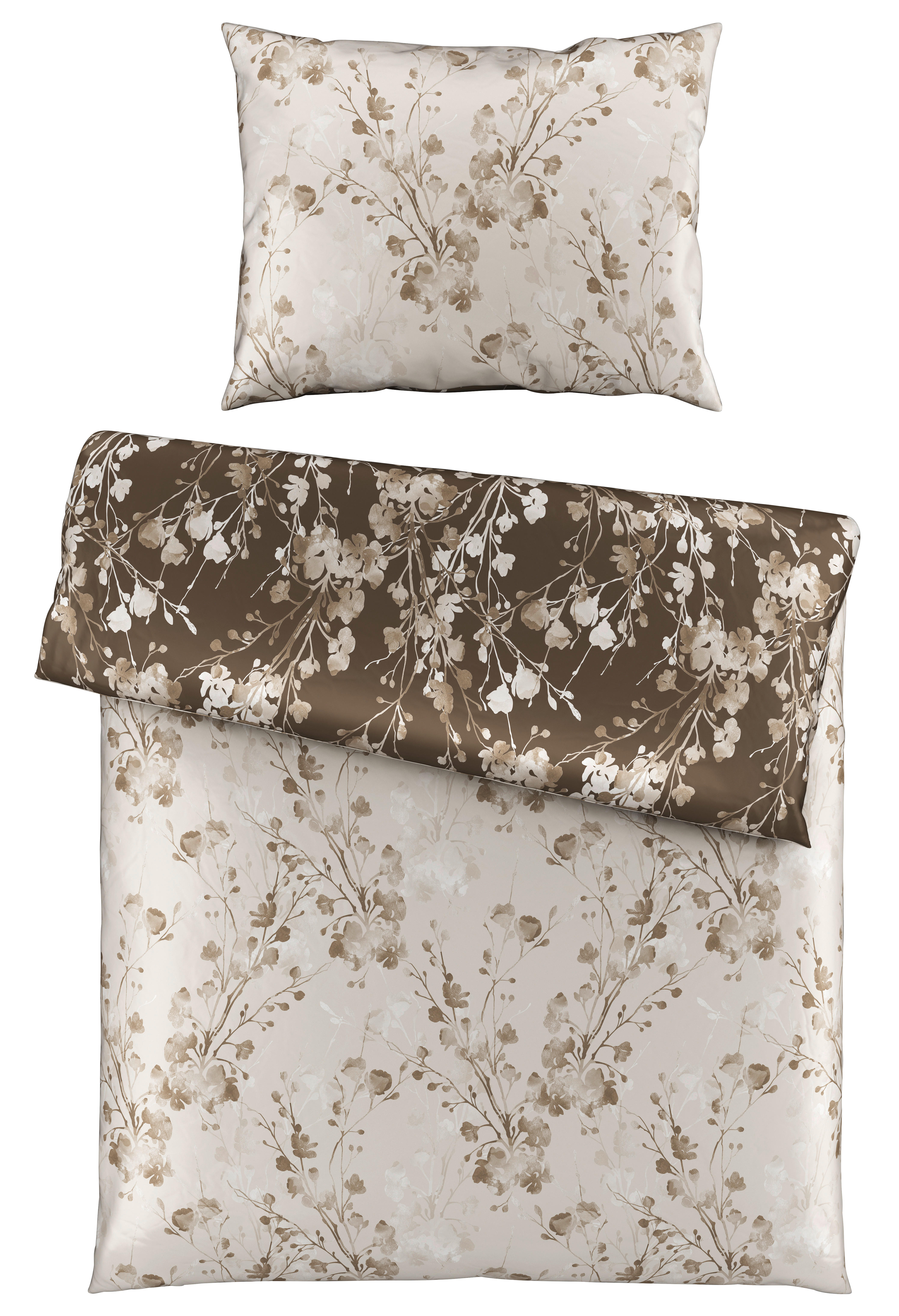 KÉTOLDALAS ÁGYNEMŰHUZAT 140/200 cm  - taupe, Konventionell, textil (140/200cm) - Esposa