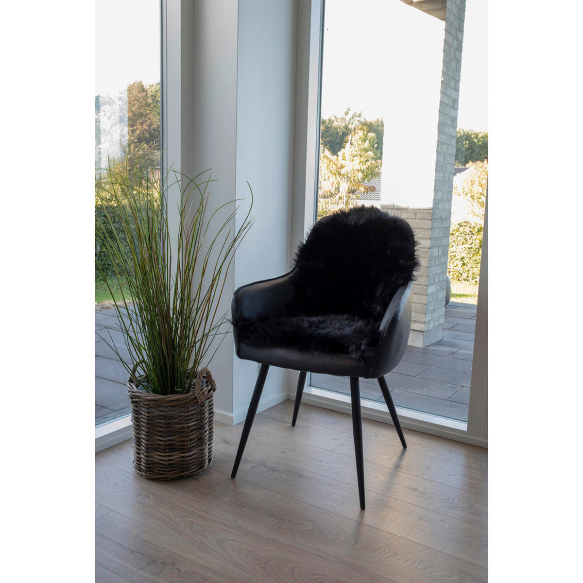 SITZKISSEN 85/50/6,5 cm  - Schwarz, Basics, Textil (85/50/6,5cm)