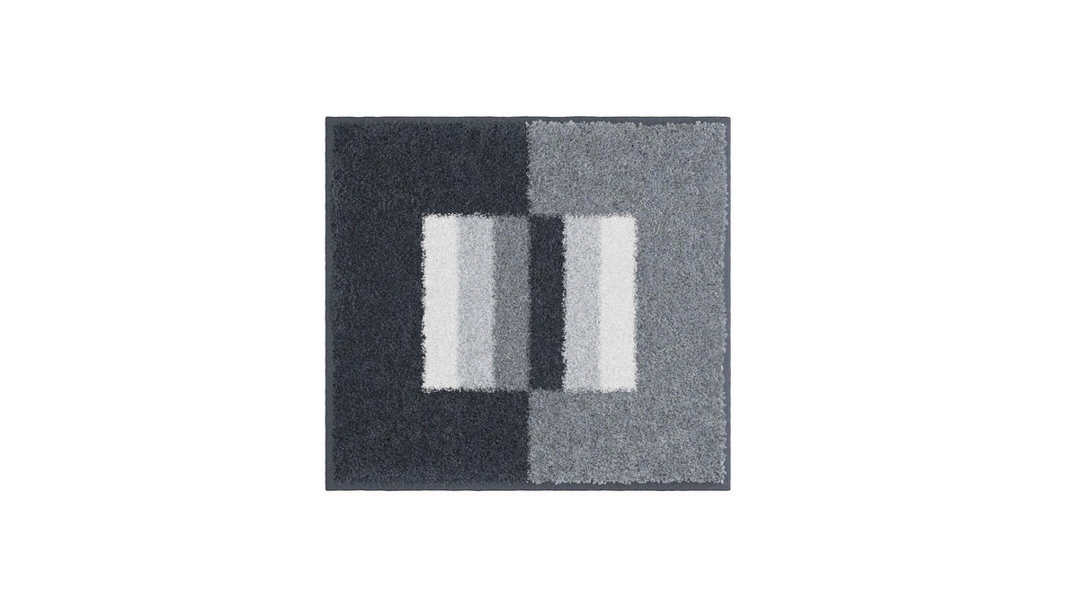 BIDET-VORLEGER Grund Grau 40/50 cm  - Grau, Basics, Kunststoff/Textil (40/50cm) - Grund