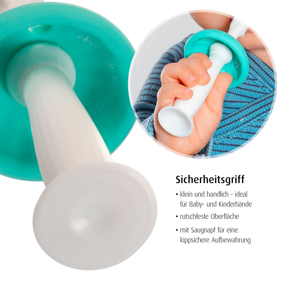 FINGERZAHNBÜRSTE - Weiß, Basics, Kunststoff (9,8/19,5/2,5cm) - Reer