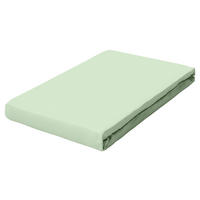 TOPPER-SPANNLEINTUCH 90-100/190-220 cm Jersey  - Hellgrün, Basics, Textil (90-100/190-220cm) - Schlafgut