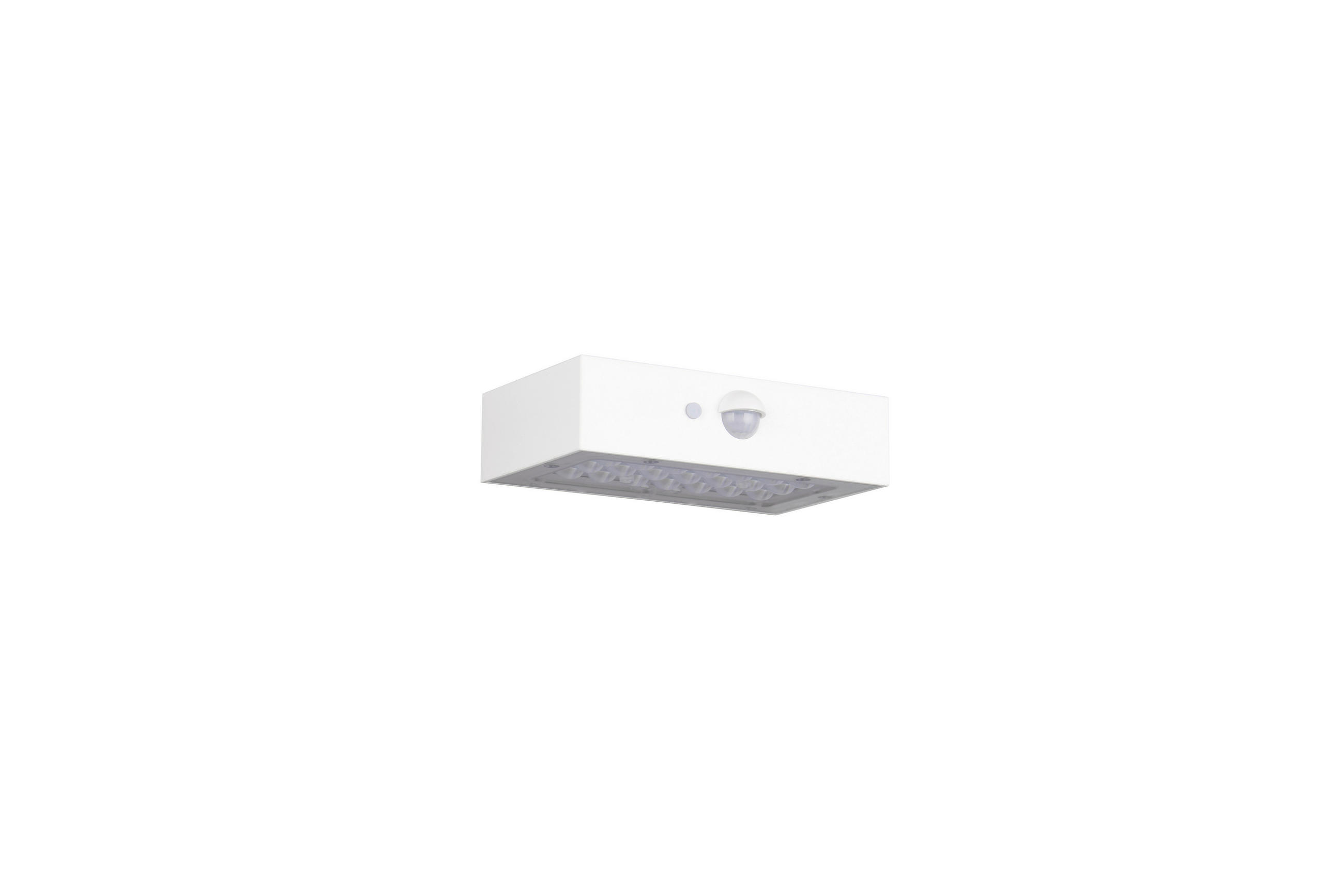 AUßENWANDLEUCHTE Elvas 13.8/9/3.6 cm  - Weiß, Design, Kunststoff (13.8/9/3.6cm)