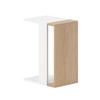 COUCHTISCH in Holzwerkstoff 30/40/57 cm  - Weiss/Eichefarben, Design, Holzwerkstoff (30/40/57cm) - Livetastic