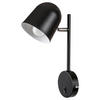 ZIDNA LAMPA - crna, Trendi, metal (11.5/33cm)