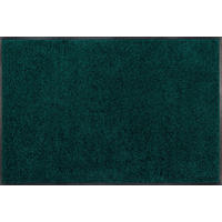 FUßMATTE 50/75 cm  - Petrol, Basics, Kunststoff/Textil (50/75cm) - wash+dry
