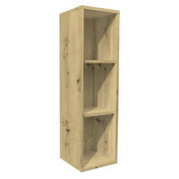 BABYUNTERSTELLREGAL Lilly Eiche Artisan  - Schwarz/Eiche Artisan, Basics, Holzwerkstoff/Kunststoff (25/89/25cm)
