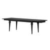 ESSTISCH Schwarz rechteckig  ausziehbar  - Schwarz, LIFESTYLE, Holz (182-282/76/90cm) - Livetastic
